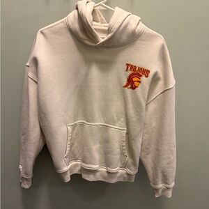Hollister Cream Trojans Hoodie